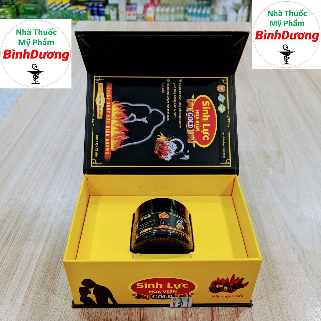 Viên uống Tăng Sinh Lý Nam 💪 Chính Hãng 💪 Sinh Lực Hoa Viên Gold chiết xuất Hàu Biển, Nấm Ngọc Cẩu tăng sinh lực nam