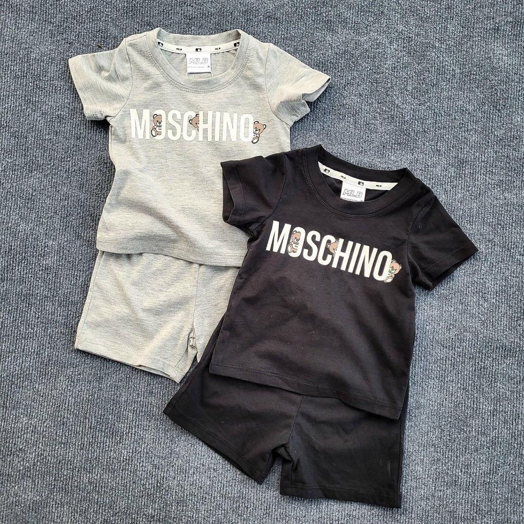 SET 2 BỘ COTTON XUẤT DƯ MO.CHI.NO CHO BÉ 9 - 25KG