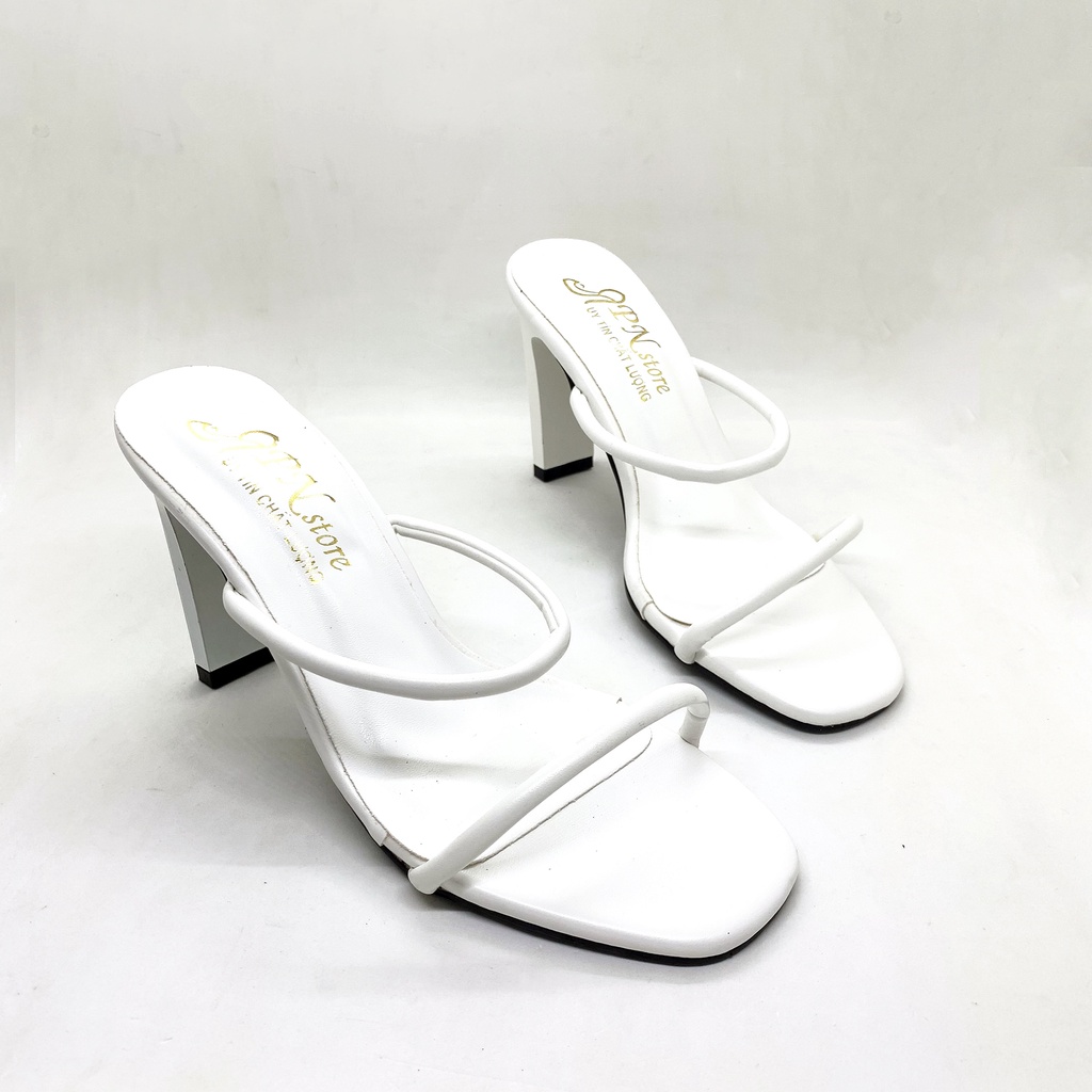 Guốc Cao Gót 9p Quay Mảnh Tròn Thời Trang __LZ004