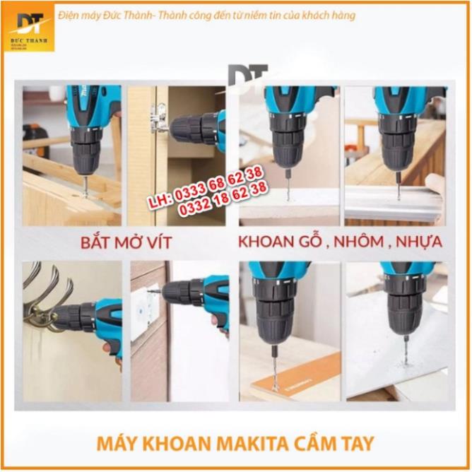 Siêu hot Máy khoan pin 12V Makita tặng Full box
