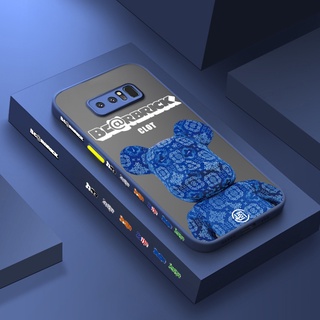 Ốp Điện Thoại Cứng Viền Dẻo Họa Tiết Chú Gấu Dễ Thương Chống Sốc Cho Samsung galaxy Note 8 Note 9