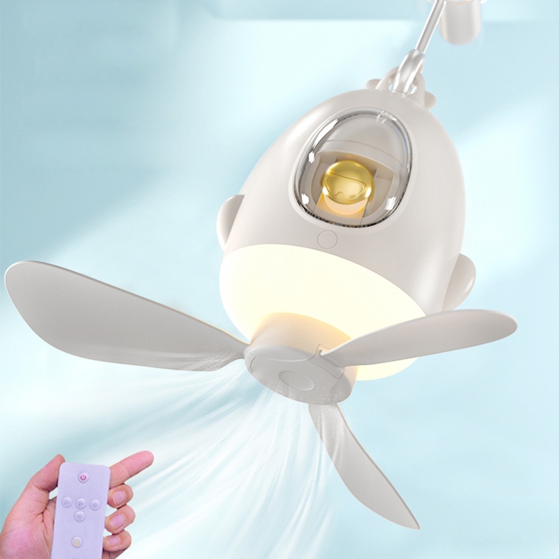 Quạt USB 8000mAh Kèm Đèn Đa Năng Tiện Dụng Mang Theo Du Lịch Cắm Trại