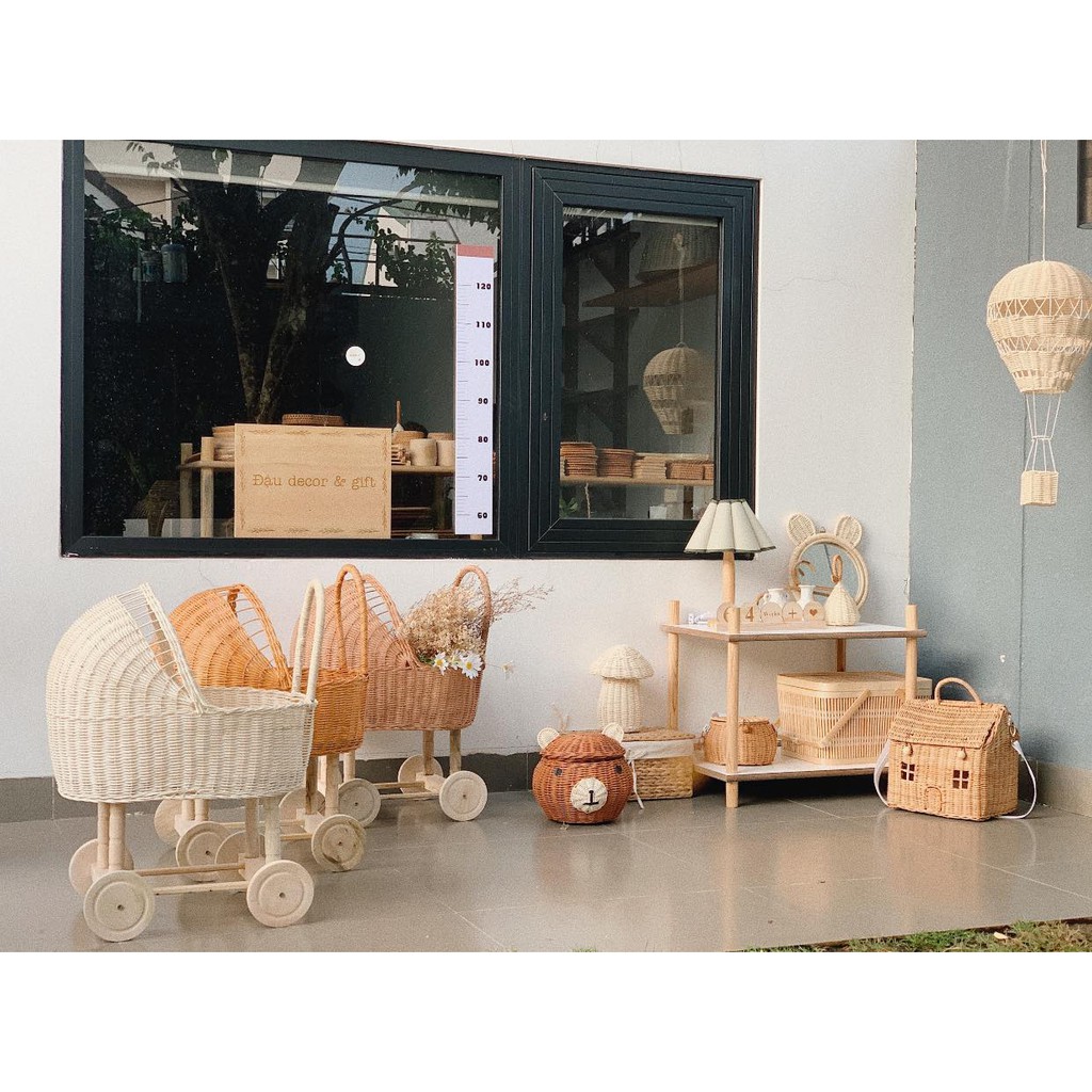 Xe đẩy mây em bé 🌻