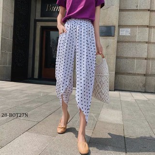 Bot09-quần nữ chấm bi ống đăp chéo s-6xl