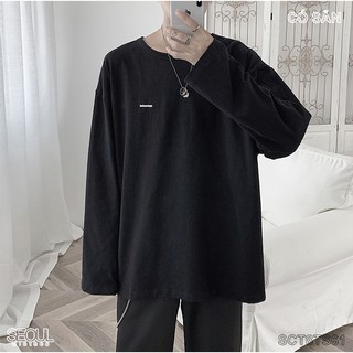 Áo thun, phông rộng hàn quốc dài tay t-shirt loose sct8ts61