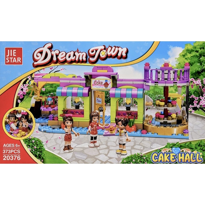 [SALE HOT] FRENDS_Lego Friend Lắp Ráp Cửa Hàng Bánh Ngọt Mùa Xuân Cho Bé Gái (373 miếng)