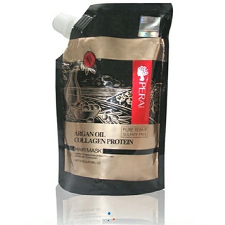 Dầu Hấp Phục Hồi Tóc Hư Tổn Pera Collagen 500ml – Túi Cao Cấp Dưỡng Mượt, Chống Xơ Rối
