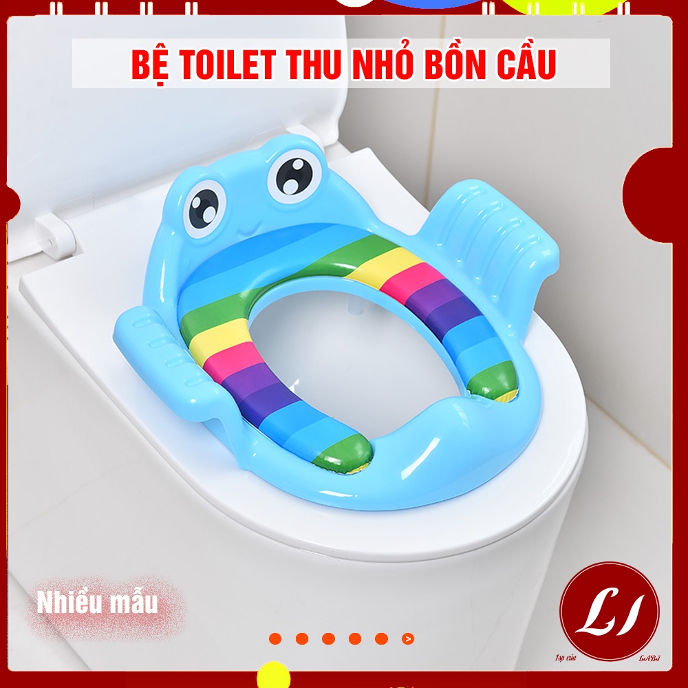 Bệ ngồi toilet cho bé - THU NHỎ BỒN CẦU HÌNH ẾCH