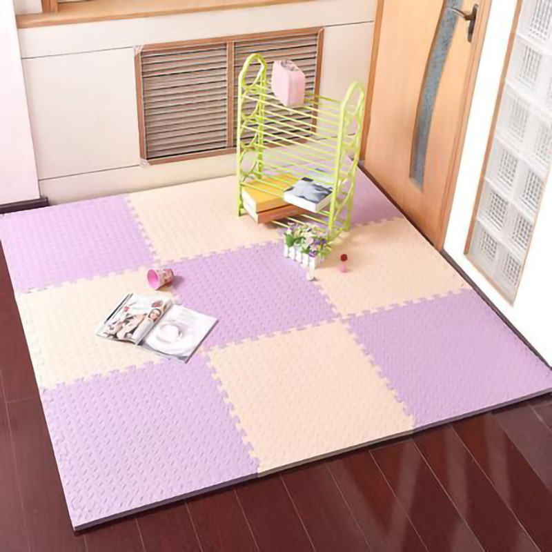 Tấm thảm xốp EVA màu trơn kích thước 60x60x1.2cm/60x2.5cm cho bé tập bò