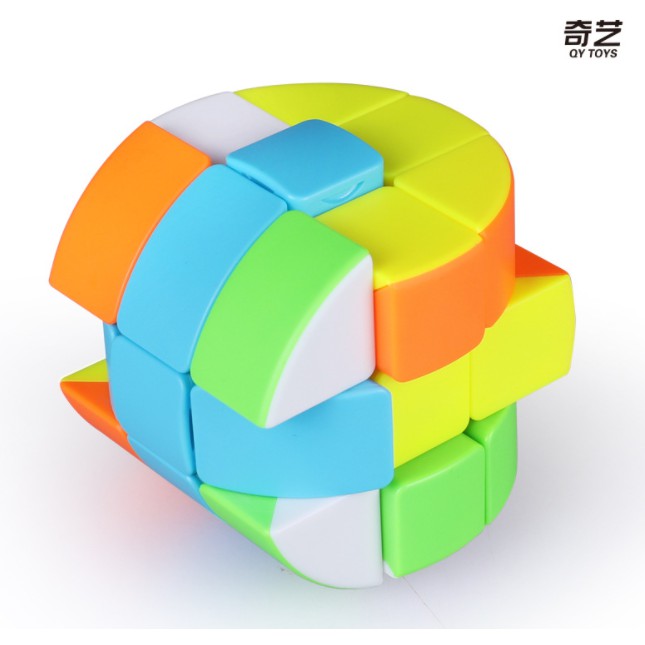 Rubik biến thể hình trụ tròn Cylinder Qiyi stickerless