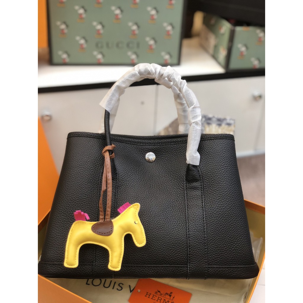 Túi Garden super da bò thật size 30cm