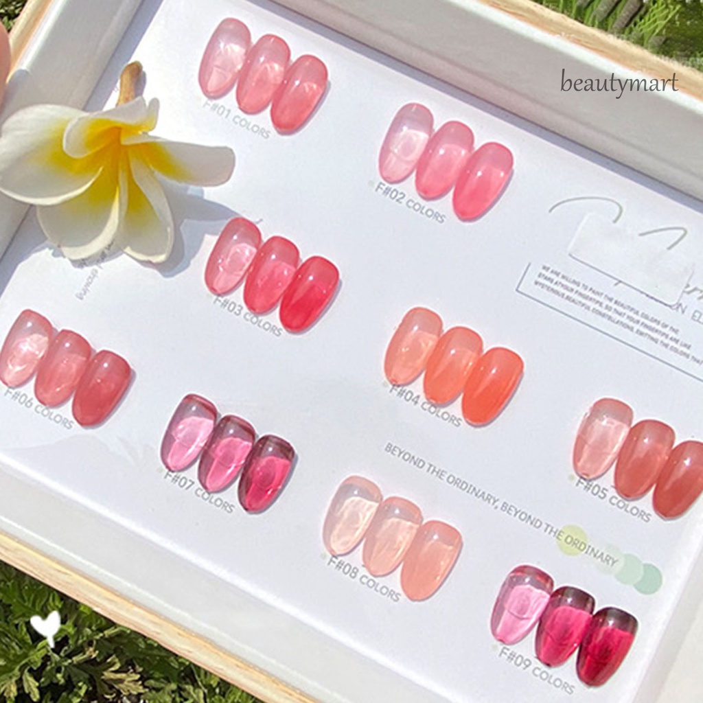 [Hàng mới về] Sơn Móng Tay Dạng Gel Trong Suốt Loại Bỏ Nước Sơn Móng Tay 8ml