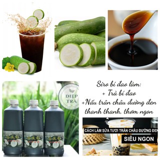 Siro Bí Đao 1.78L/chai (Giá rẻ, can to, Làm trà bí đao/Bí kíp nấu trân châu đường đen vị thanh mát)