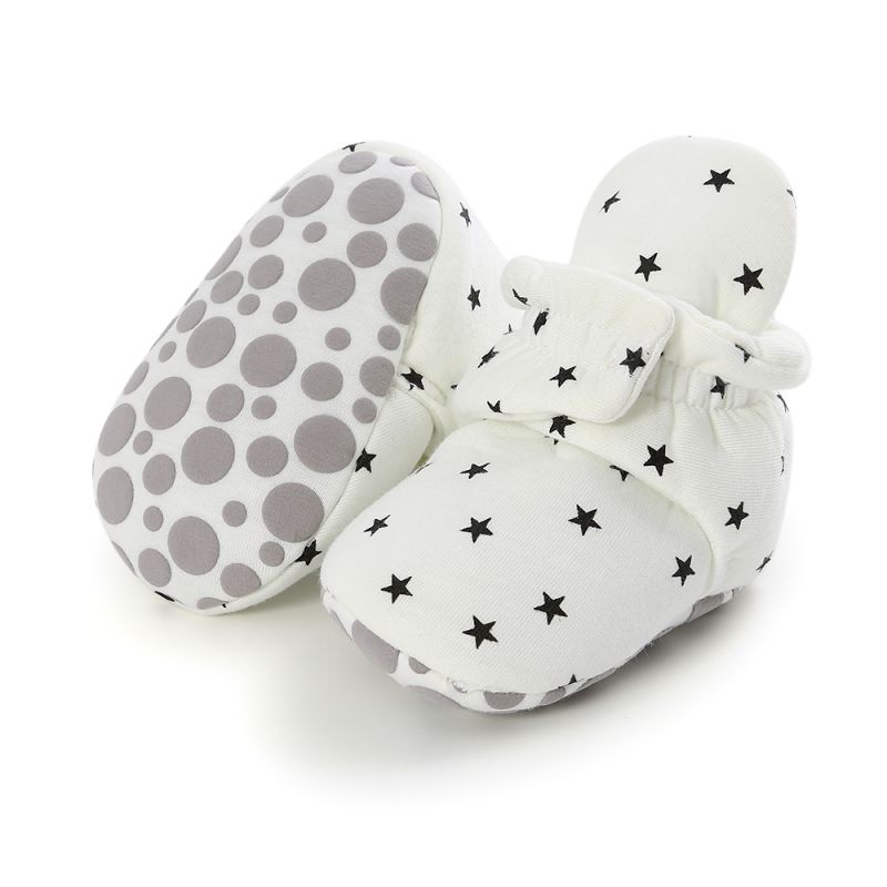 Mới Giày Bốt Cotton Đế Mềm Chống Trượt Cho Bé Tập Đi