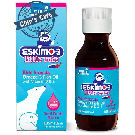 Dầu cá Eskimo cho bé từ 1-12 tuổi