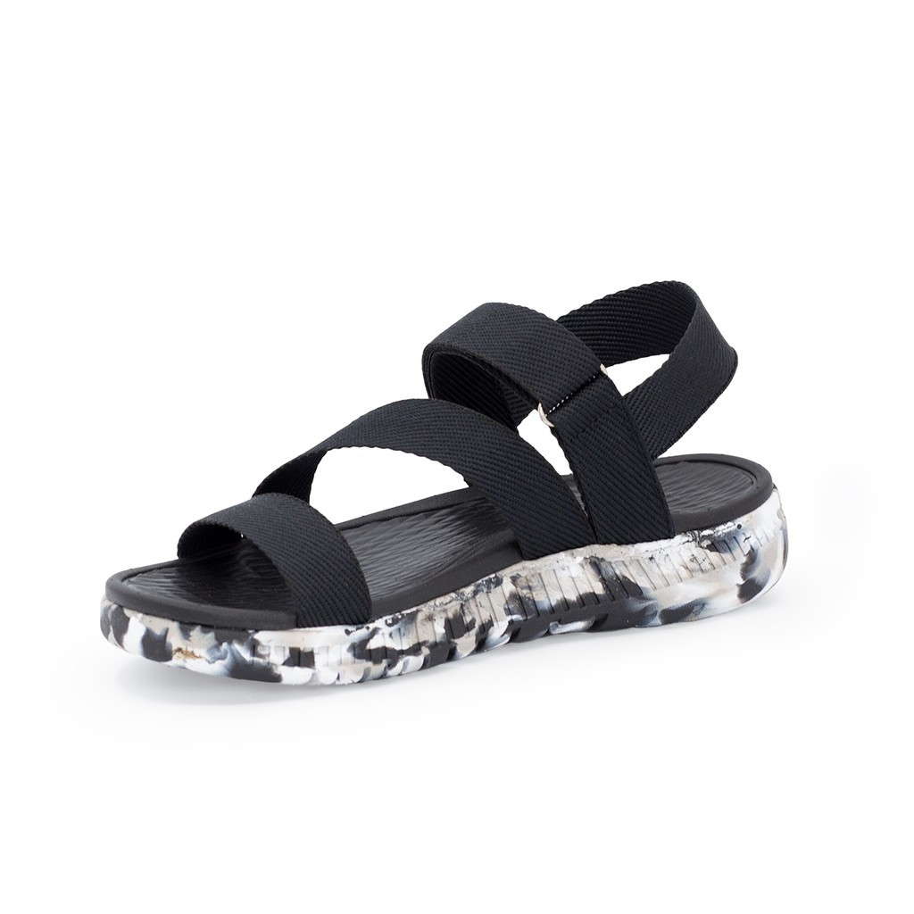 [Mua Kèm Áo Thun 0Đ] Giày Sandal Couple Nam Nữ Hiệu MOL - MS2B3 (Đen Camo