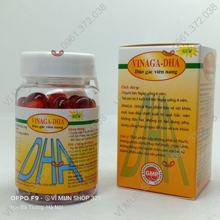 Dầu gấc viên nang VINAGA-DHA lọ 100 viên
