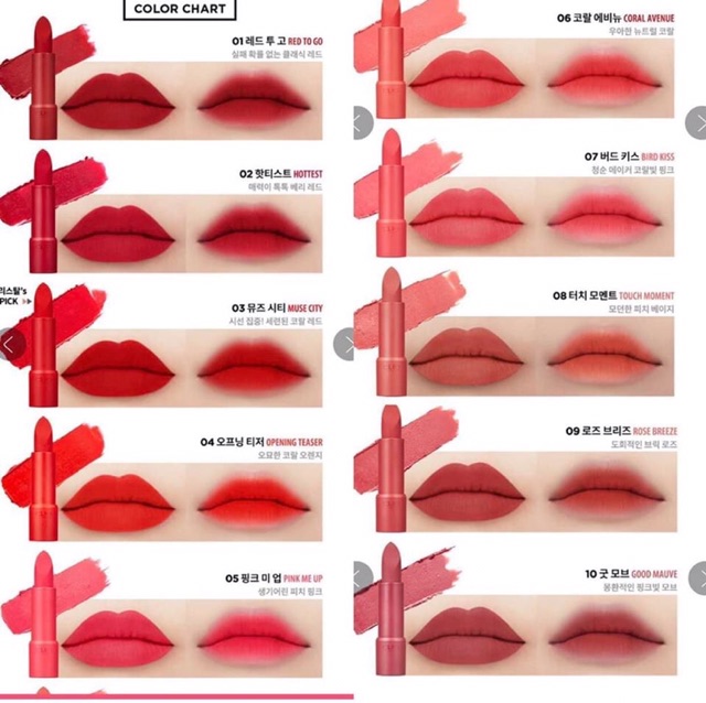 [Bill Hàn] Son lì Clio Rouge Heel Velvet | BigBuy360 - bigbuy360.vn