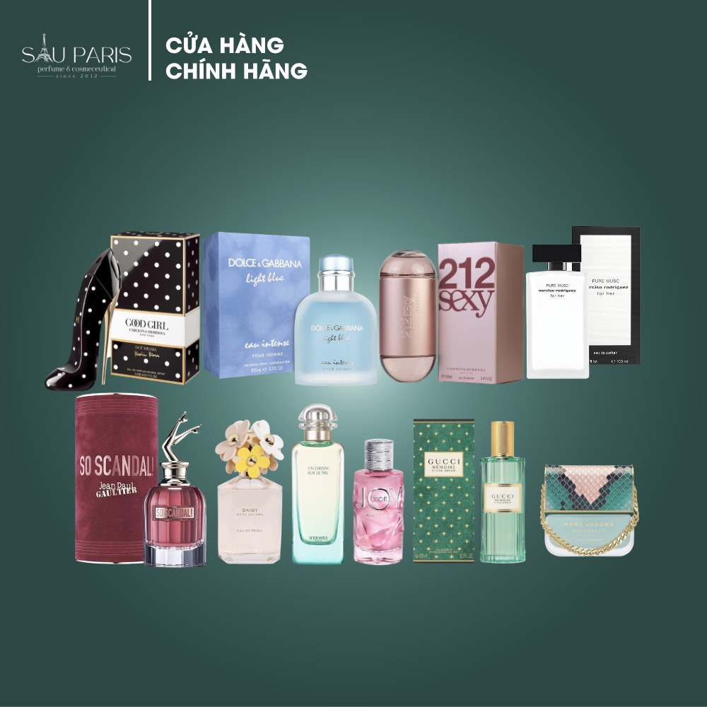 Vial nước hoa dùng thử nhiều mùi cho nam, nữ, unisex đa dạng (2ml) | Thế Giới Skin Care