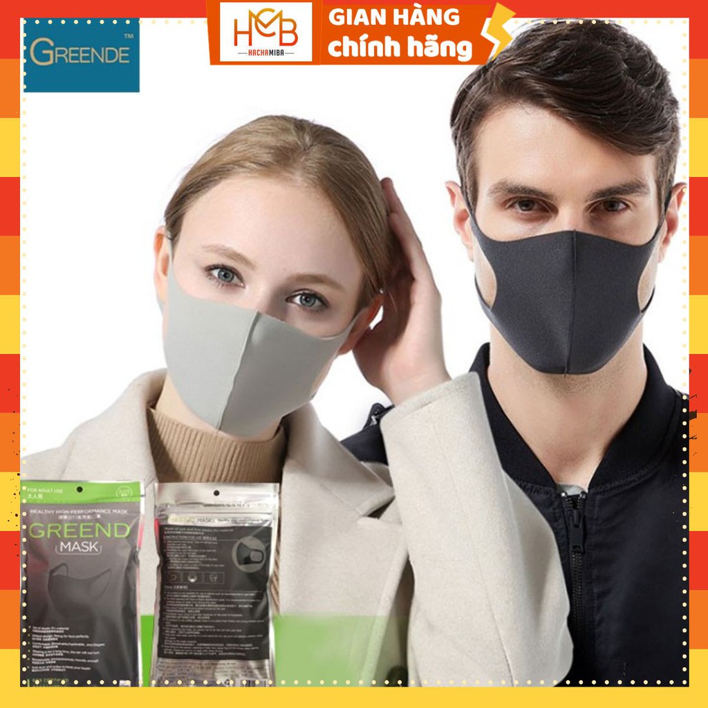 Khẩu Trang Lọc Bụi 3D Mút Xốp PITTA GREENDE