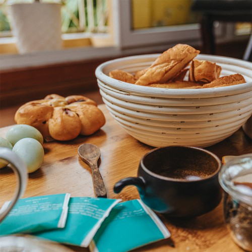 Bát ủ bột - Dụng cụ làm bánh - Bát mây trang trí