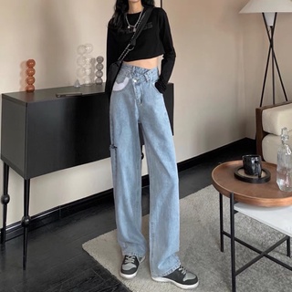 [Order] Quần Jeans Cạp Chéo Ống Rộng