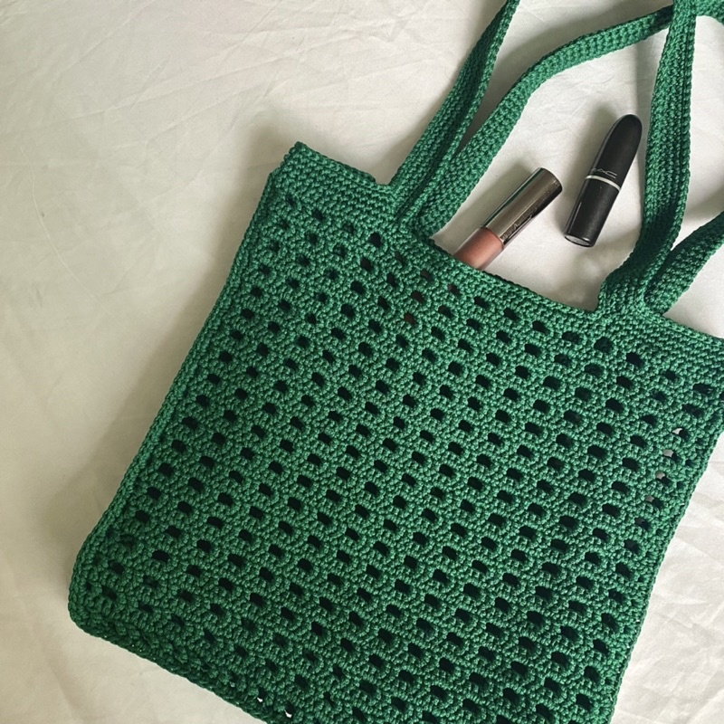 Túi lưới đeo vai - Net bag - Túi đeo vai móc len handmade