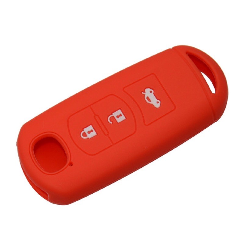 Bao silicone /Ốp Nhựa TPU  bảo vệ chìa khoá Smartkey Mazda mẫu khoá 3 nút