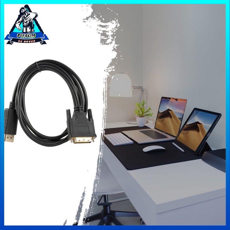[Fitslim] DP to DVI adapter cable Displayport to DVI 24+1 adapter cable 1.8 meters