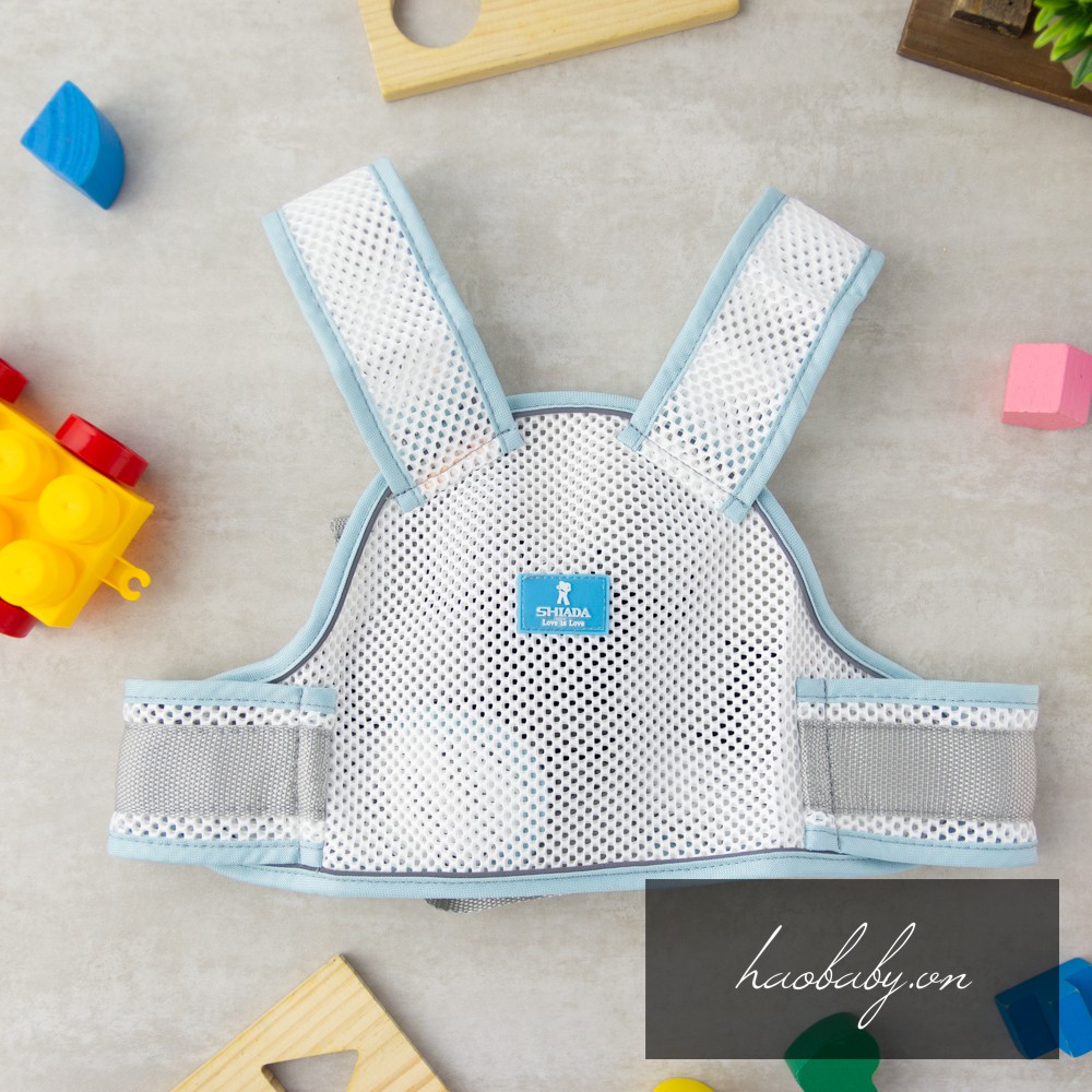 [Haobaby Shop] Đai đi xe máy cho bé dạng lưới thoáng mát, địu xe máy an toàn cho bé từ 2 tuổi