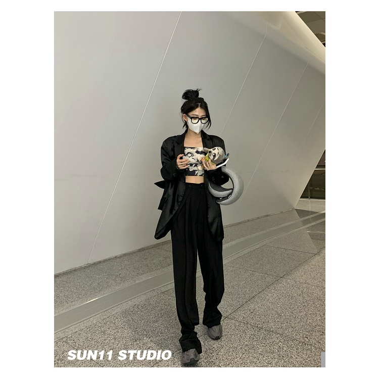 HUANG YOYO Áo ống không dây phong cách quyến rũ Hàn Quốc dành cho nữ