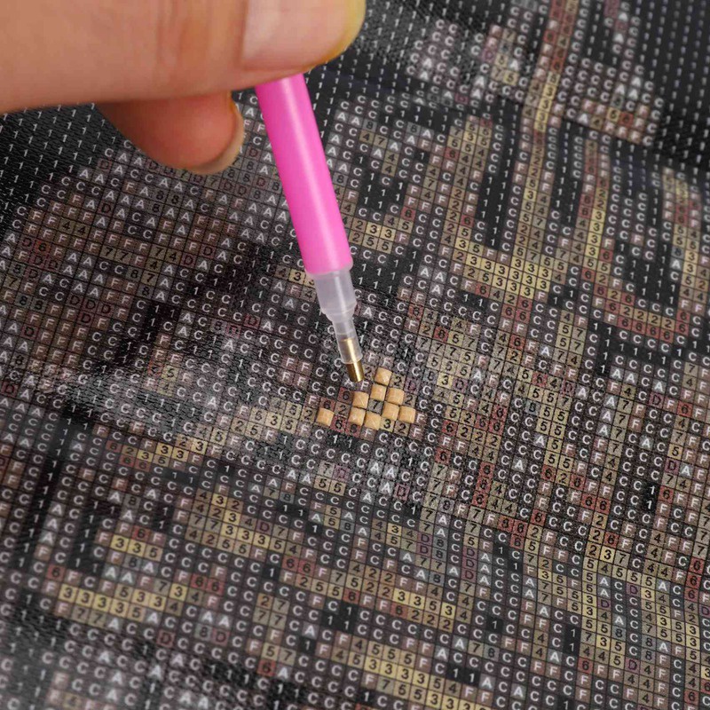 Bộ tranh đính đá DIY hình chữ thư pháp Hồi giáo dùng để trang trí nhà