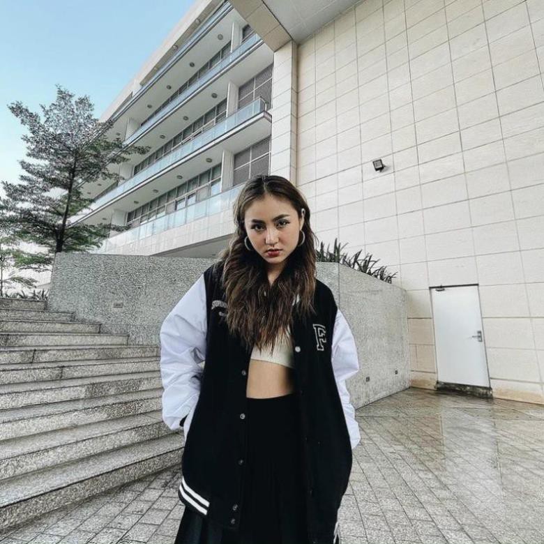 Áo Khoác Bomber Nỉ F Club Form rộng Unisex Nam Nữ Couple Chất Áo Đẹp siêu phẩm của năm