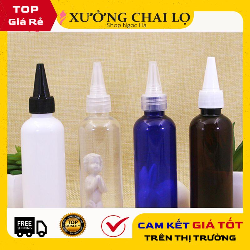Chai Chiết Mĩ Phẩm ❤ GIÁ RẺ NHẤT ❤ [20ml-250ml] Chai nhựa pet nắp nhọn chiết mỹ phẩm, chiết mực, dung dịch.