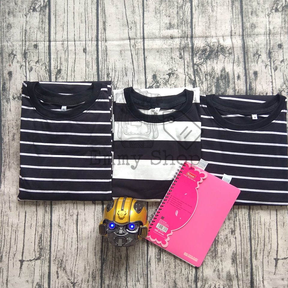 Áo SWEATER Kẻ Ngang Unisex Phong Cách HÀN QUỐC | BigBuy360 - bigbuy360.vn