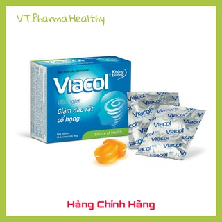 Viên Ngậm Viacol Giảm Đau Rát Họng Hộp 20 viên