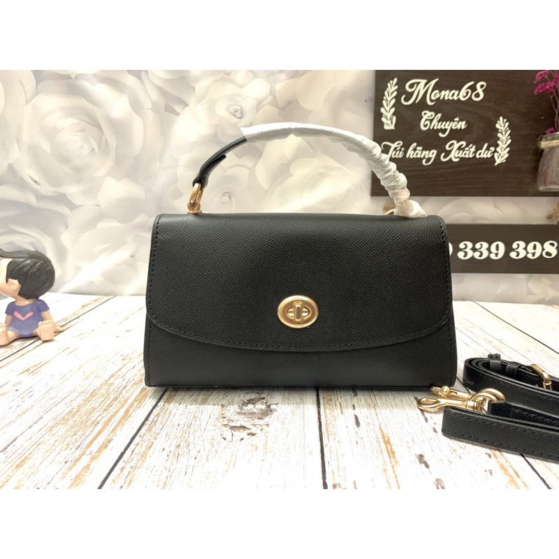 TÚI TILLY SIZE 23 ĐEN TRƠN - XUẤT DƯ - SẴN HÀNG