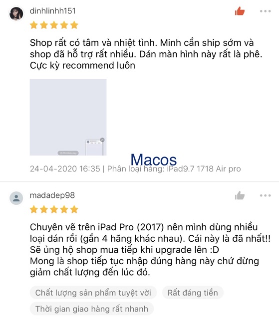 [Thế hệ mới] Dán màn hình iPad Paper-like chống vân cảm giác vẽ trên giấy paperlike - air 4 10.2 10.5 10.9 pro 11 (AD01)