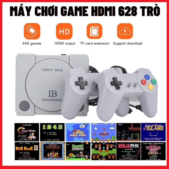 Máy chơi game 4 nút  HDMI cầm tay GameStation 628 trò chơi mới,dễ dàng kết nối,trò  chơi đa dạng-Bảo Hành 12 Tháng.