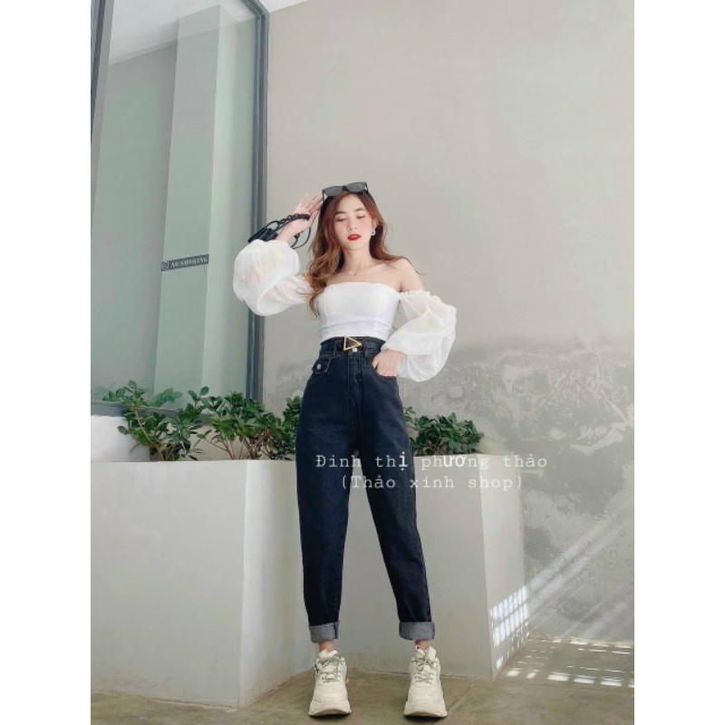 ÁO CROPTOP TRỄ VAI TAY ỐNG TUA SIÊU XỊN ULZZANG L9-1 ÁO CRT TRỄ VAI TAY PHỒNG