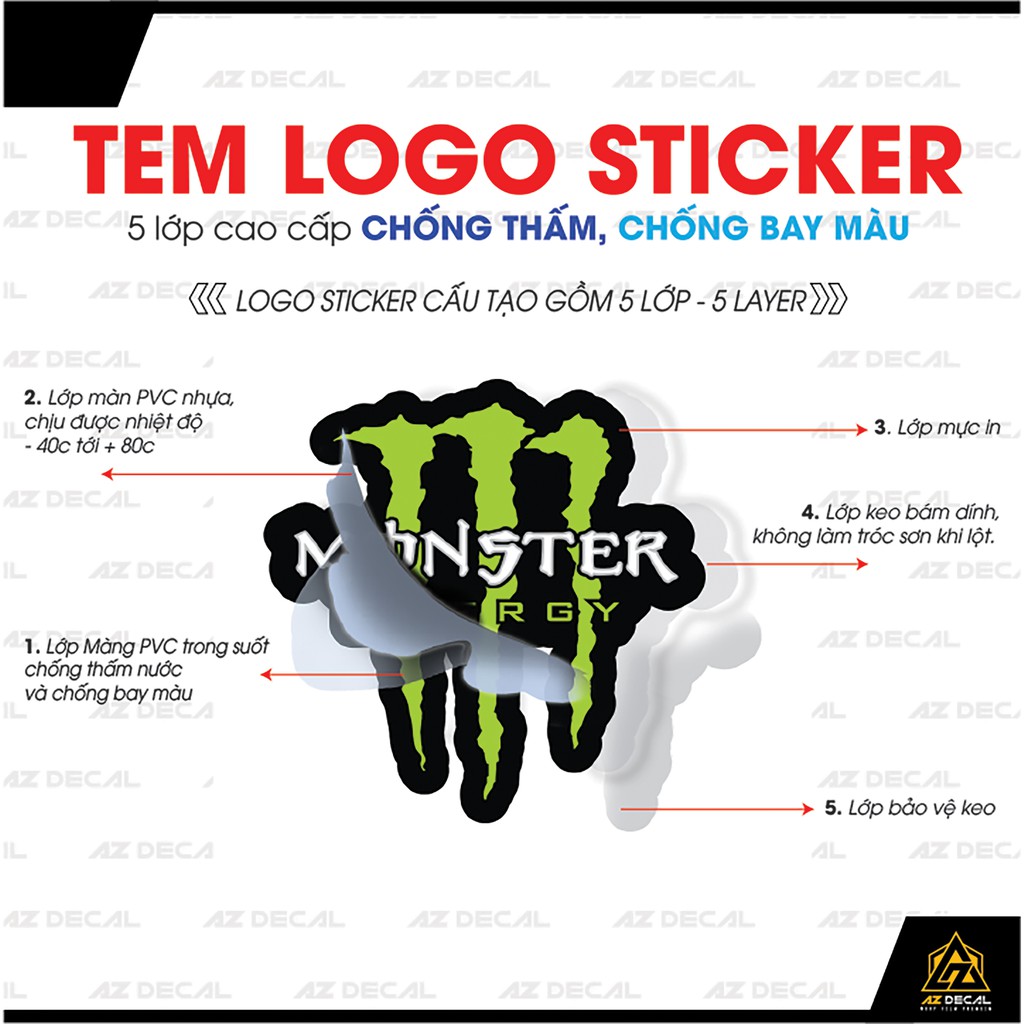 Tem Sticker Chủ Đề Đồ Chơi Xe Thái 01 - Trang Trí Xe Máy, Xe Điện, Mũ Bảo Hiểm