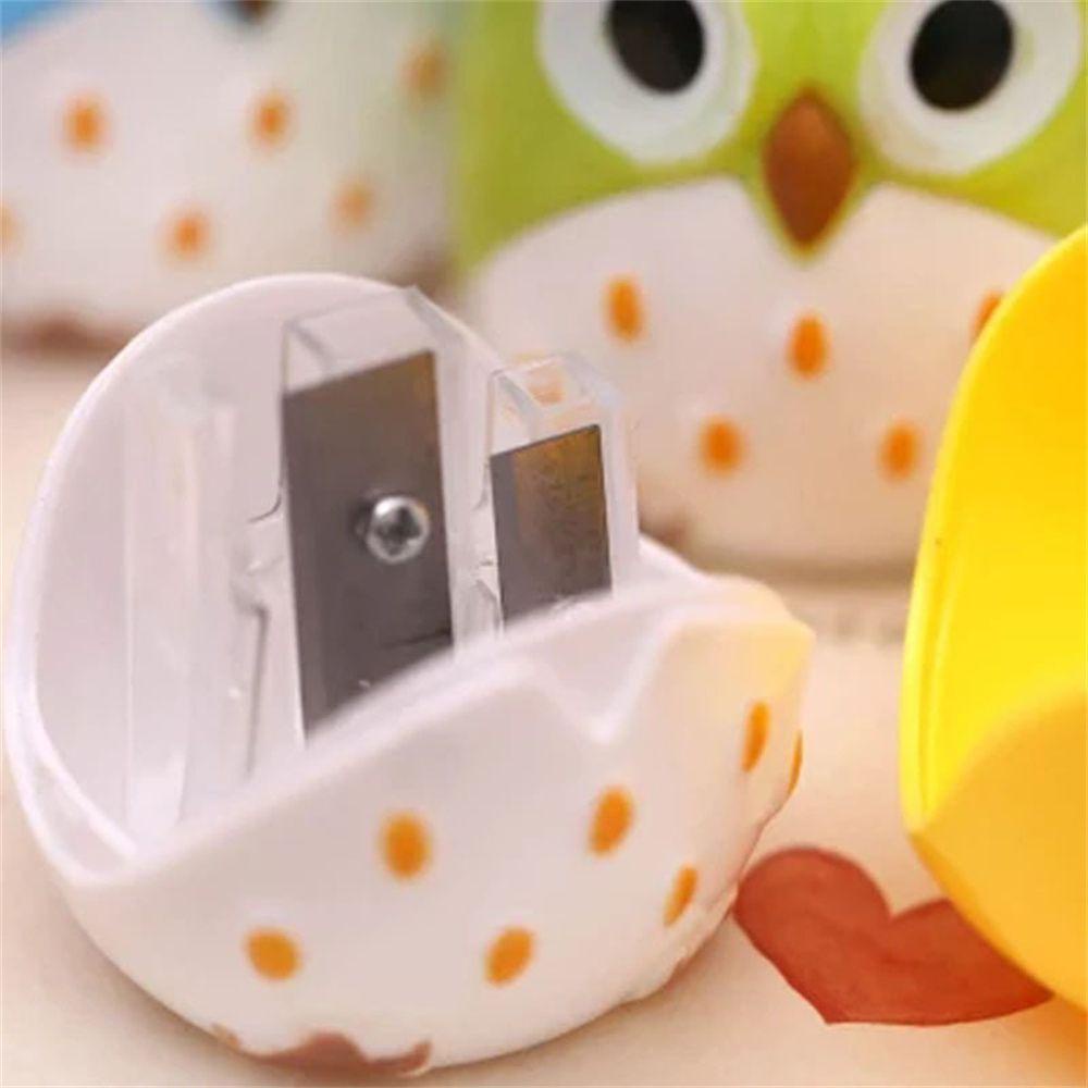 PISTA Đồ Chuốt Bút Chì Hai Lỗ Họa Tiết Hoạt Hình Dành Cho Học Sinh