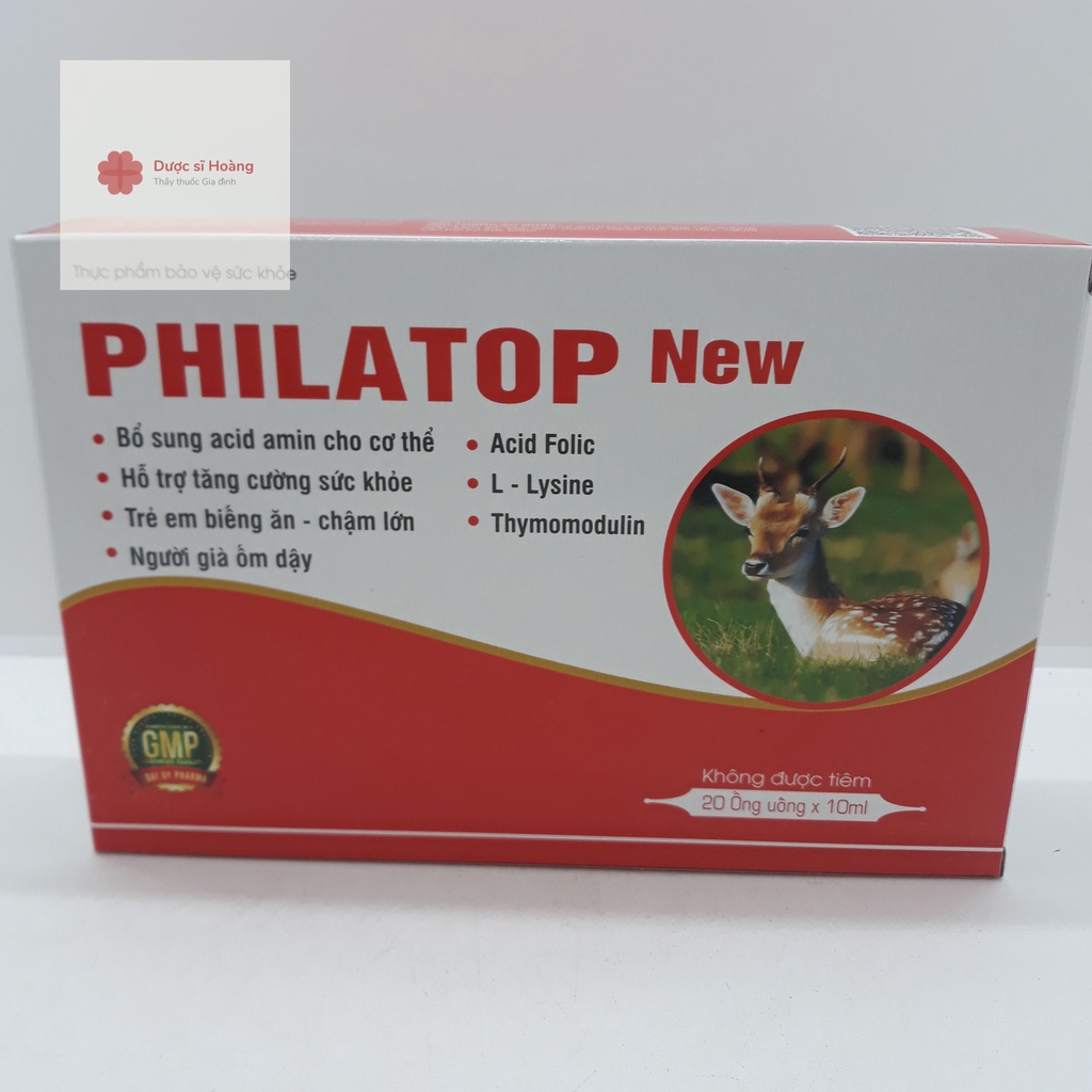 PHILATOP NEW - Tăng sức đề kháng, bồi bổ cơ thể - Bổ sung đạm tổng hợp