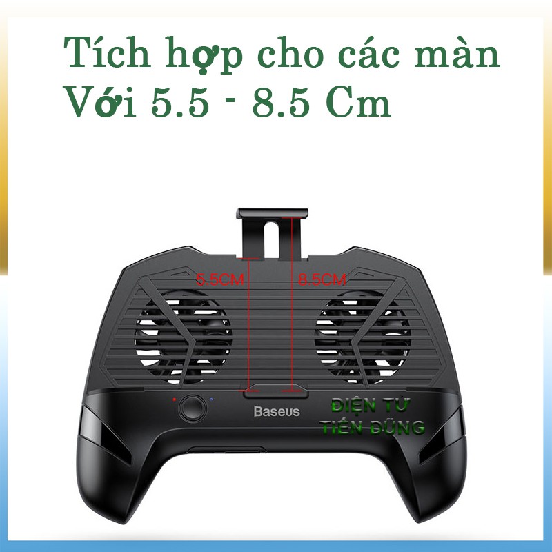 Tay cầm chơi game Baseus kiêm quạt tản nhiệt và pin dự phòng chính hãng