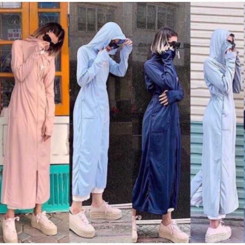 [HÀNG CAO CẤP] Áo chống nắng dài, váy choàng toàn thân vải thông hơi làm mát cao cấp LOTXINH