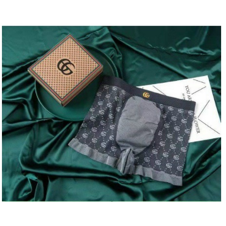 Quần lót đùi nam,Quần sịp đùi nam cao cấp GC combo hộp 3 chiếc 95% cotton co dãn 4 chiều freesize 48-78kg