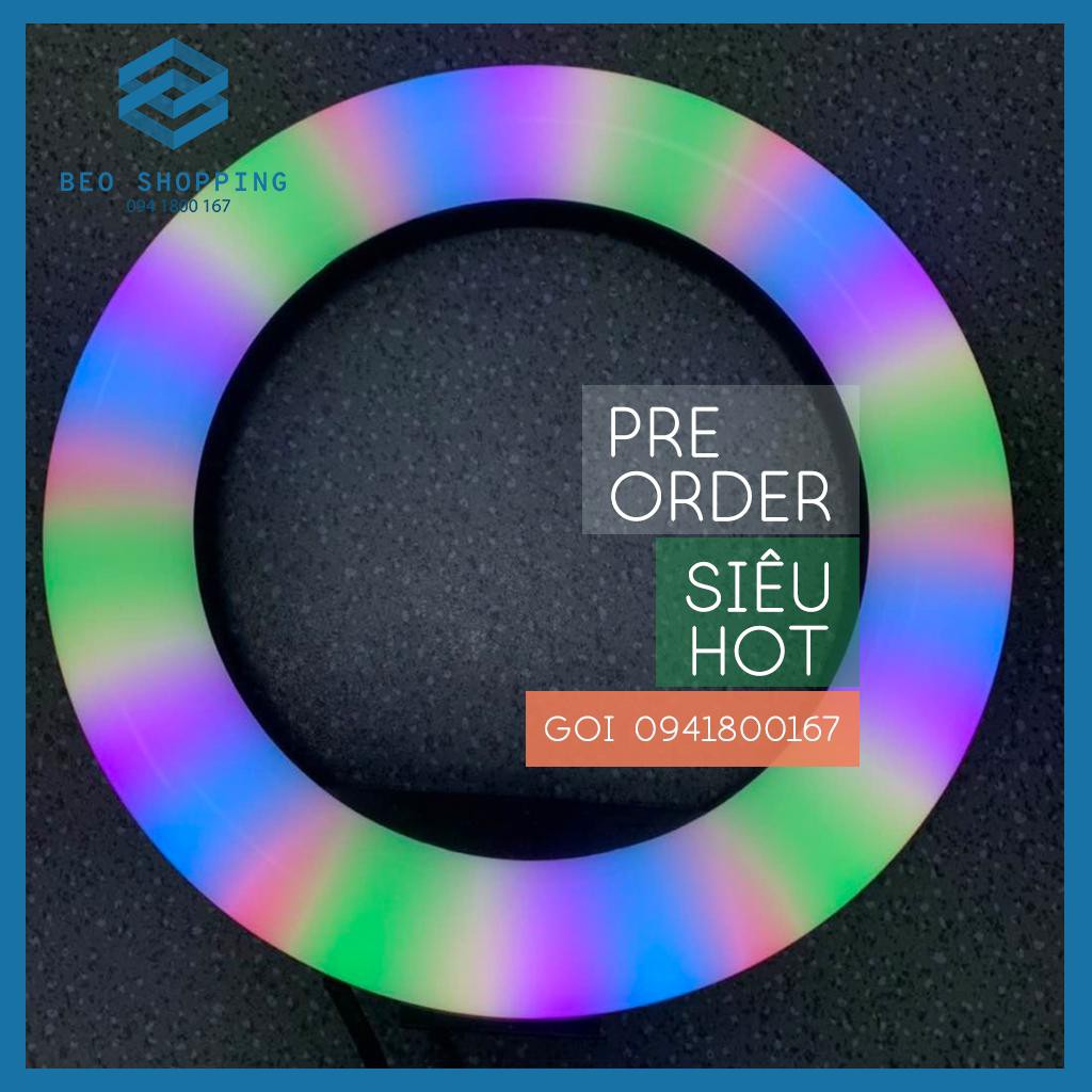 ĐÈN ringlive 46 chế độ màu TIKTOK - LIVESTREAM  7 MÀU - CHẾ ĐỘ  QUAY TIKTOK, LIVETSREAM MỚI NHẤT THỊ TRƯỜNG ĐÈN LED.