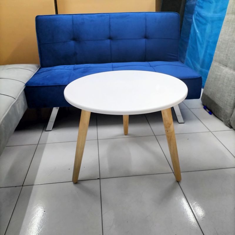 Sofa bed mini dài 1m2 bọc nhung màu xanh navy Ghế sofa mini để phòng ngủ