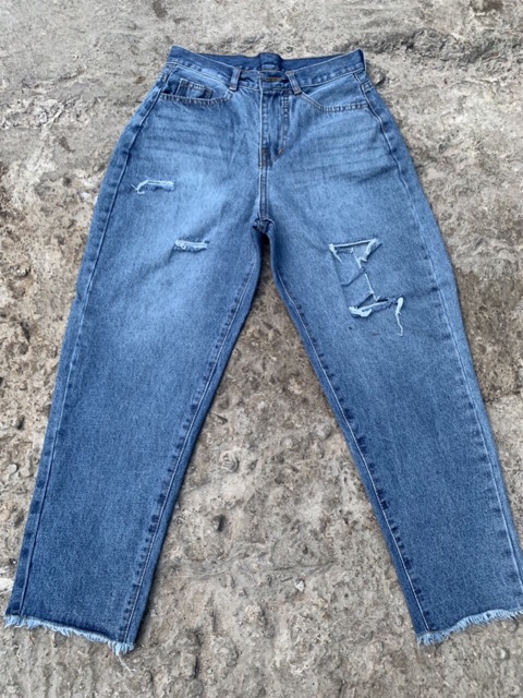 Quần Baggy Jeans Nữ Form Đẹp - 3034