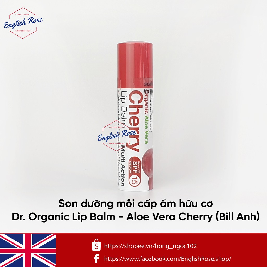 SON DƯỠNG MÔI CẤP ẨM HỮU CƠ DR. ORGANIC LIP BALM